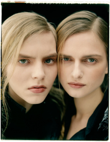 Darya and Kamila Backstage at DKNY, F/W 2010