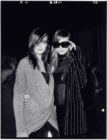 Karmen & Abbey Lee Backstage at Alexander Wang, F/W 2010