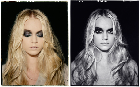 Lindsay Backstage at DVF, F/W 2010