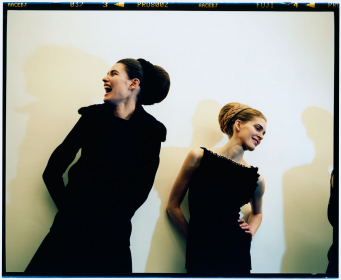 Backstage at Prada, F/W 2010