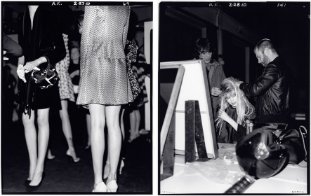 Backstage at Giorgio Armani & Backstage at Roberto Cavalli, F/W 2010