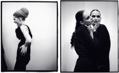 Backstage at Prada & Backstage at L’Wen Scott, F/W 2010