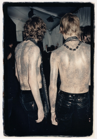 Backstage at Saint Laurent, S/S 2019